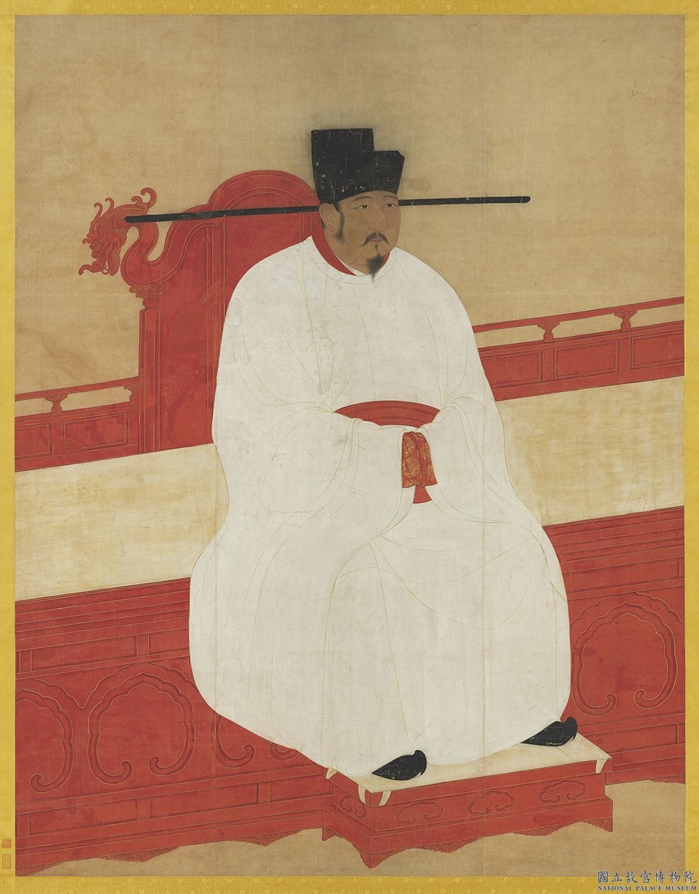 宋英宗坐像　軸